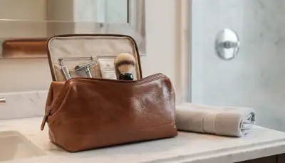 Stilvoll organisiert auf Reisen: Das Fossil Rasierset als unverzichtbares Accessoire