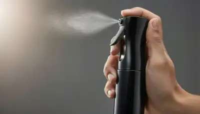 Wassersprühflasche: Präzision beim Haareschneiden